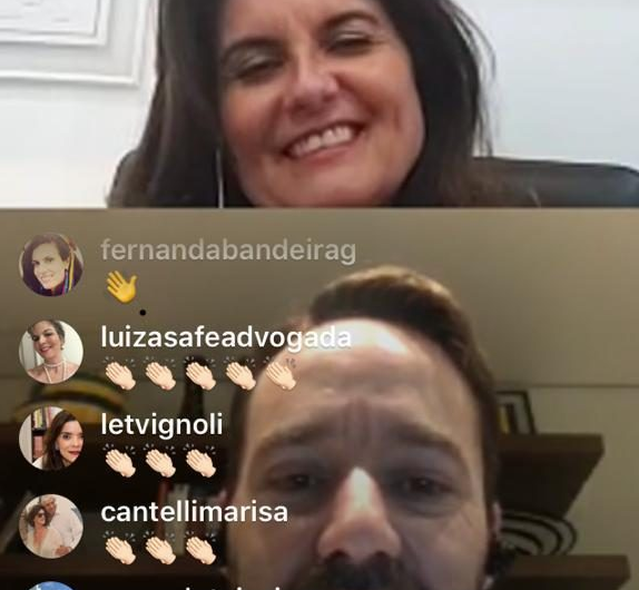 Realizada a primeira LIVE da Comissão de Direito Societário da OAB/MG no Instagram.