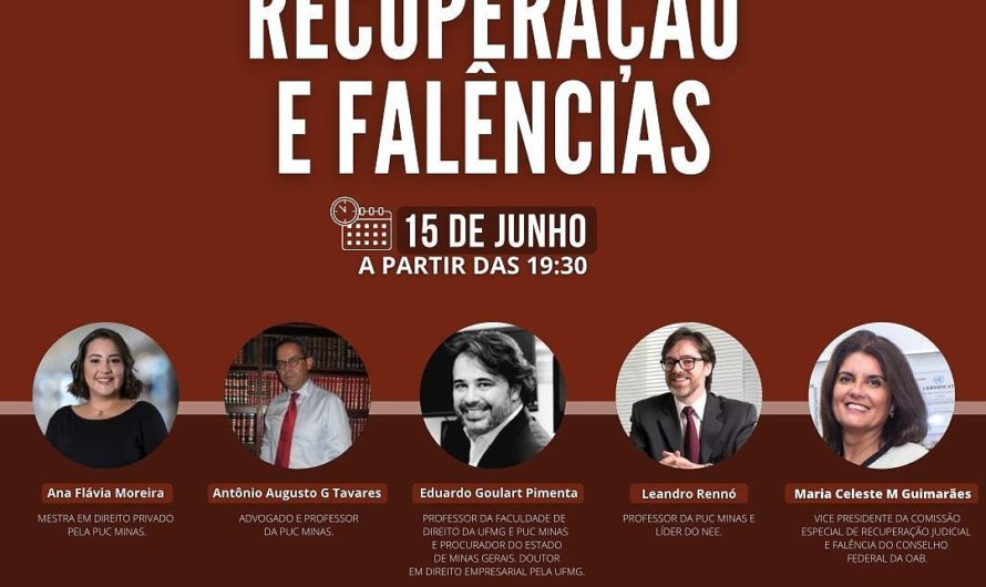 Presidente da Comissão de Direito Societário da OAB/MG participará da Semana Jurídica do Núcleo de Estudos Empresariais.